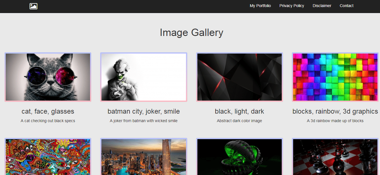 ImageGallery Project